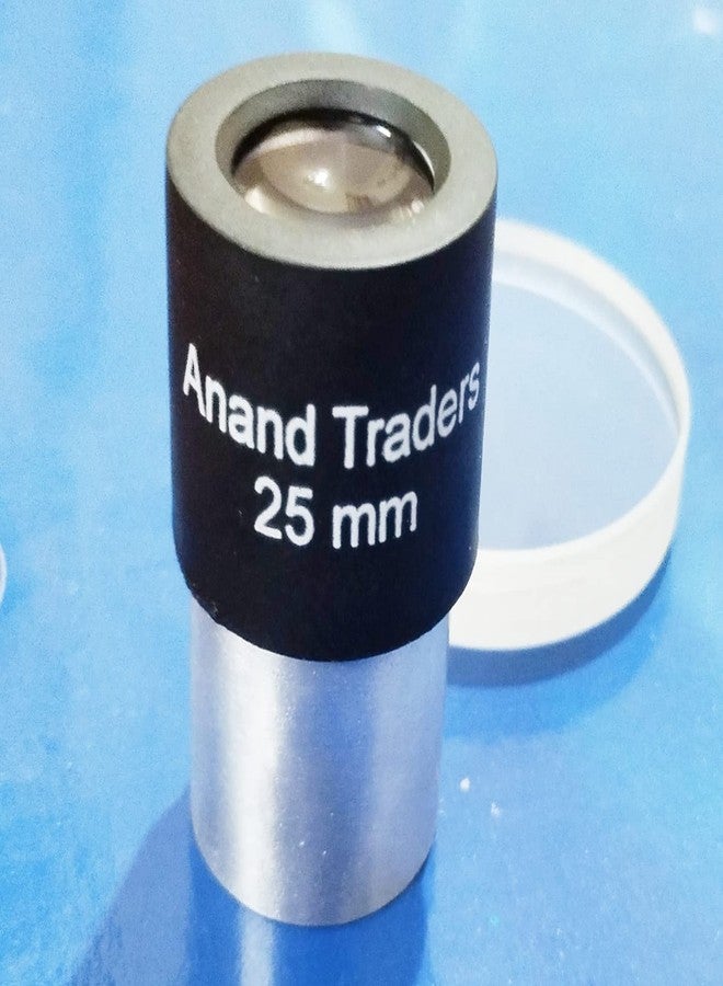 Anand traders مجموعة أدوات صنع التلسكوب من شركة أناند تريدرز مع عدسة مزدوجة لا لونية 50 مم وعدسة عينية واسعة المجال 25 مم لمشاهدة الكواكب مع تكبير 28x. - Image 2